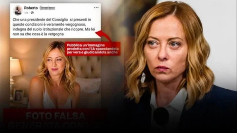 Meloni, yapay zekâ ile üretilen sahte fotoğrafa tepki gösterdi