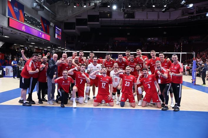 A MİLLİ TAKIM VNL’DE İKİNCİ ETABA ZAFERLE BAŞLADI