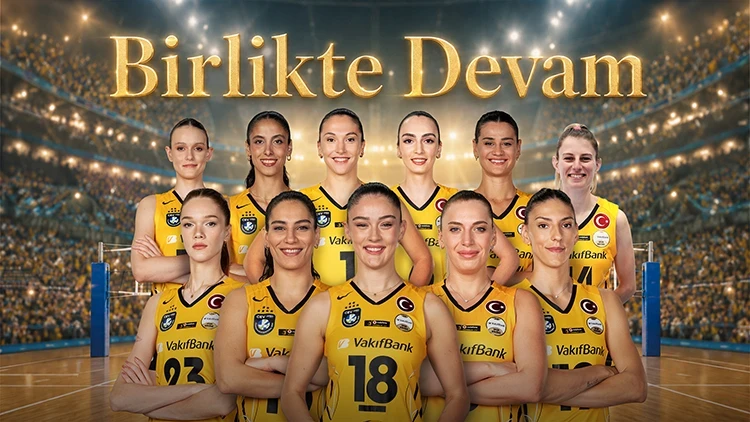 VAKIFBANK 11 OYUNCUSUYLA YOLA DEVAM EDİYOR