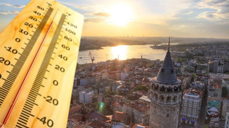 İSTANBUL’DA HİSSEDİLEN SICAKLIK 40 DERECE