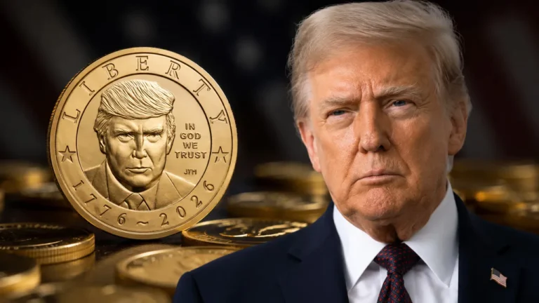 ABD’DEN TRUMP PORTRELİ ALTIN HATIRA PARA