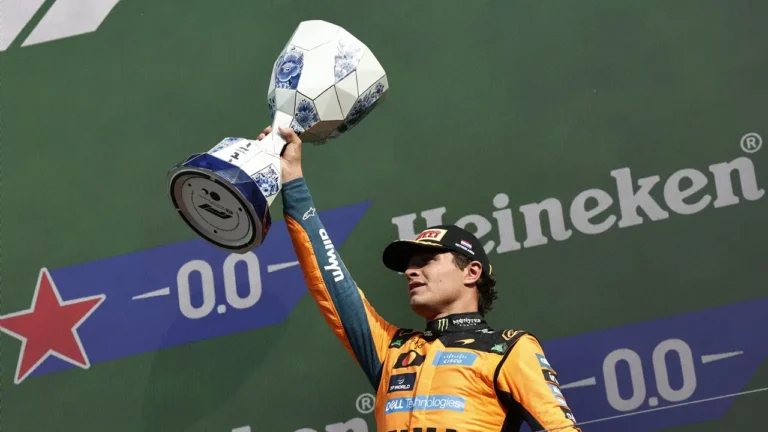 Norris Hollanda GP’sini zaferle tamamladı. 